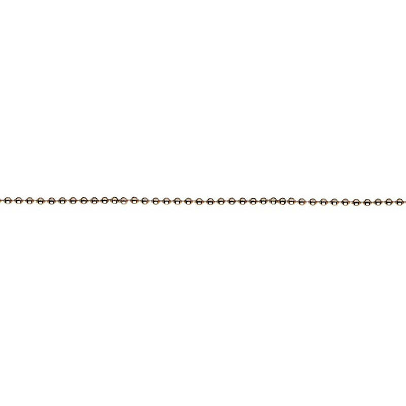 foto del prodotto catena a pallini pretagliata diam. 3,2 mm. in acciaio inox 2,5 mt.