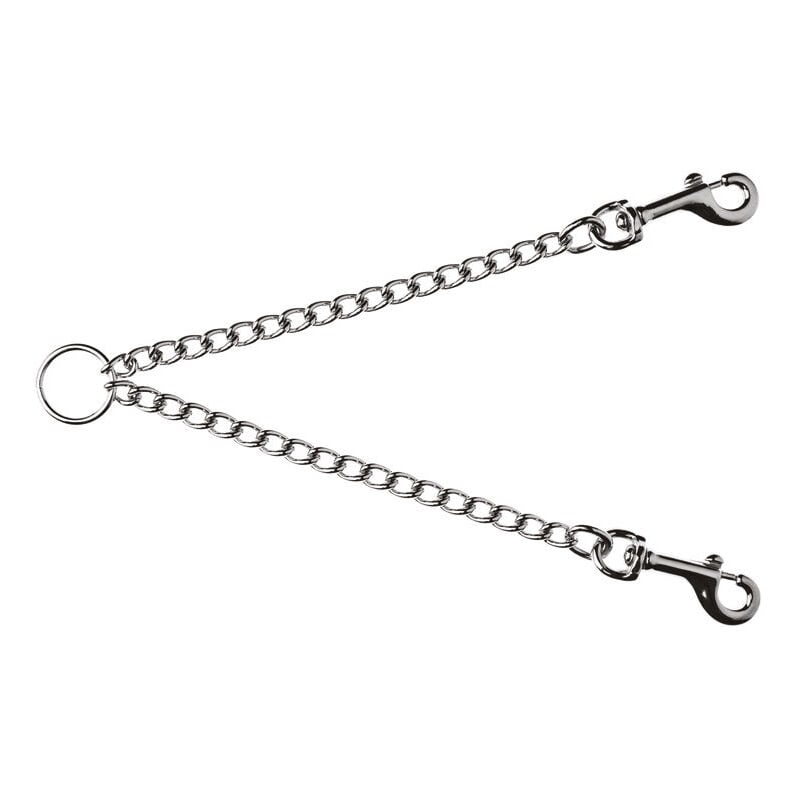 foto del prodotto catena accoppiacani in acciaio inox per cani: 1,6 mm x 50 cm