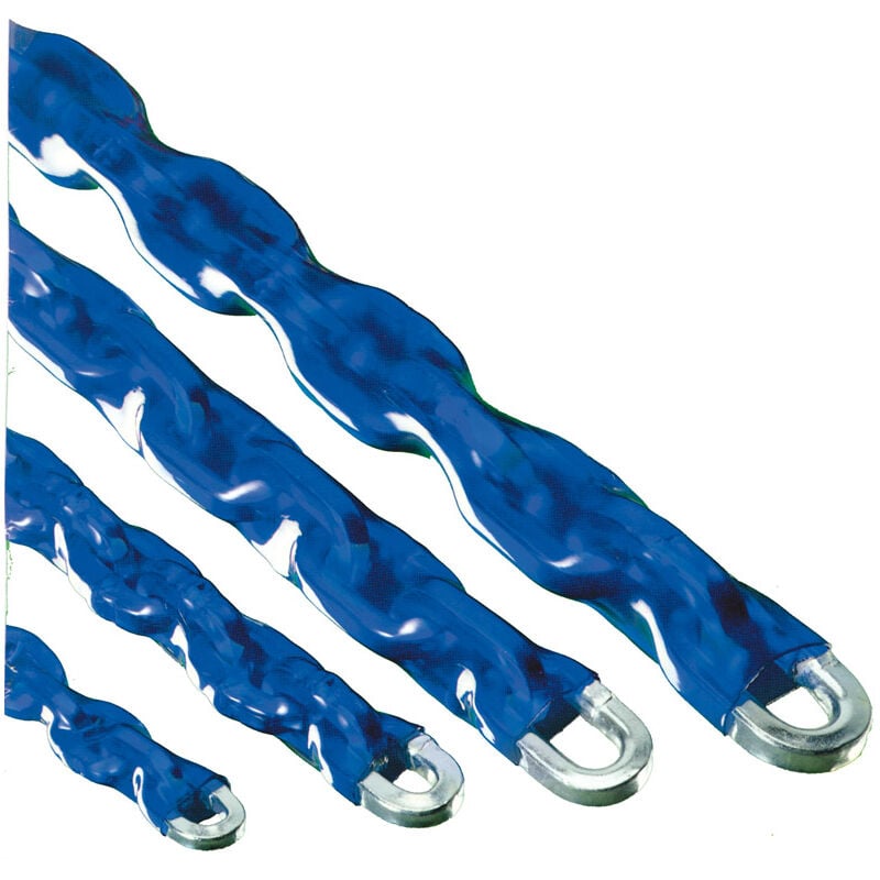 foto del prodotto catena antifurto quadra rivestita in plastica mm. 8 cm. 100 