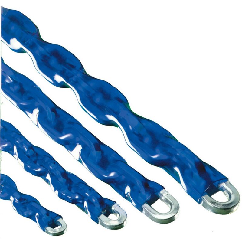 foto del prodotto catena antifurto quadra rivestita in plastica mm. 8 cm. 150