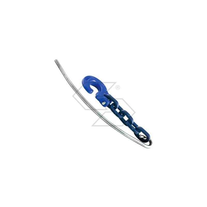 foto del prodotto catena choker con gancio e puntale grado 100 lunghezza 2.5 m catena 8 mm