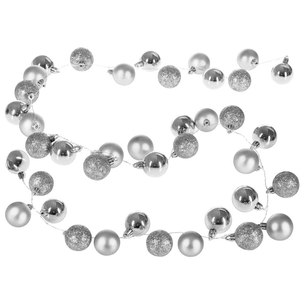 foto del prodotto catena di luci led argento