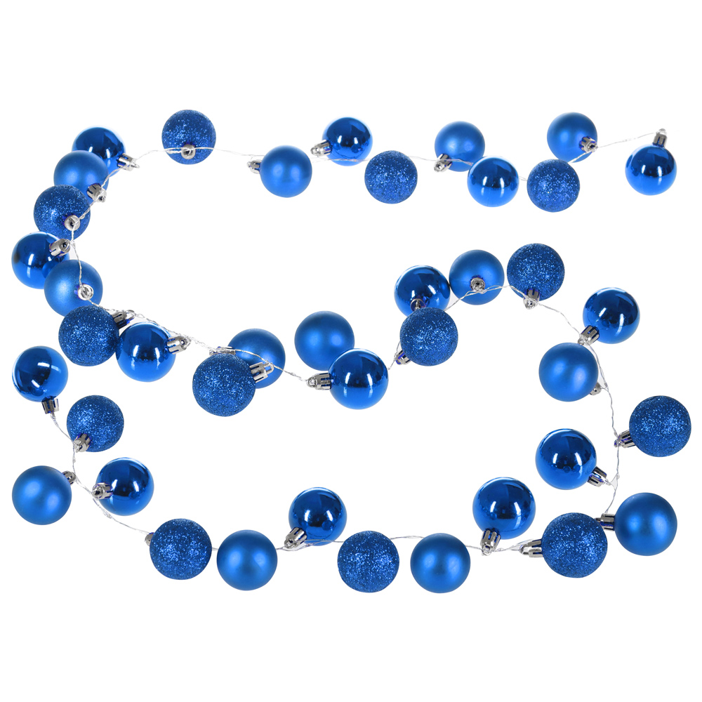 foto del prodotto catena di luci led blu