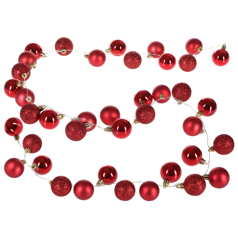 foto del prodotto catena di luci led rossa