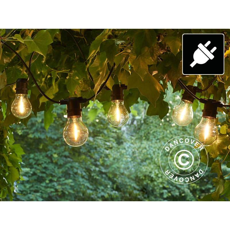 foto del prodotto catena di luci led, start set, tobias, 4,5m, trasparente