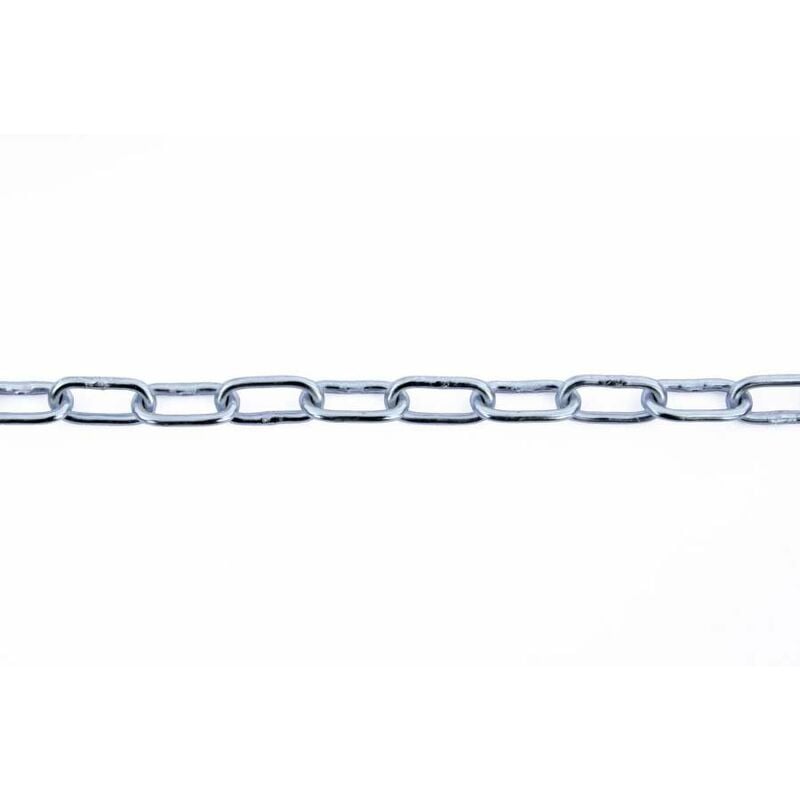foto del prodotto catena genovese diam 4 mm pretagliata in acciaio zincato 5 mt