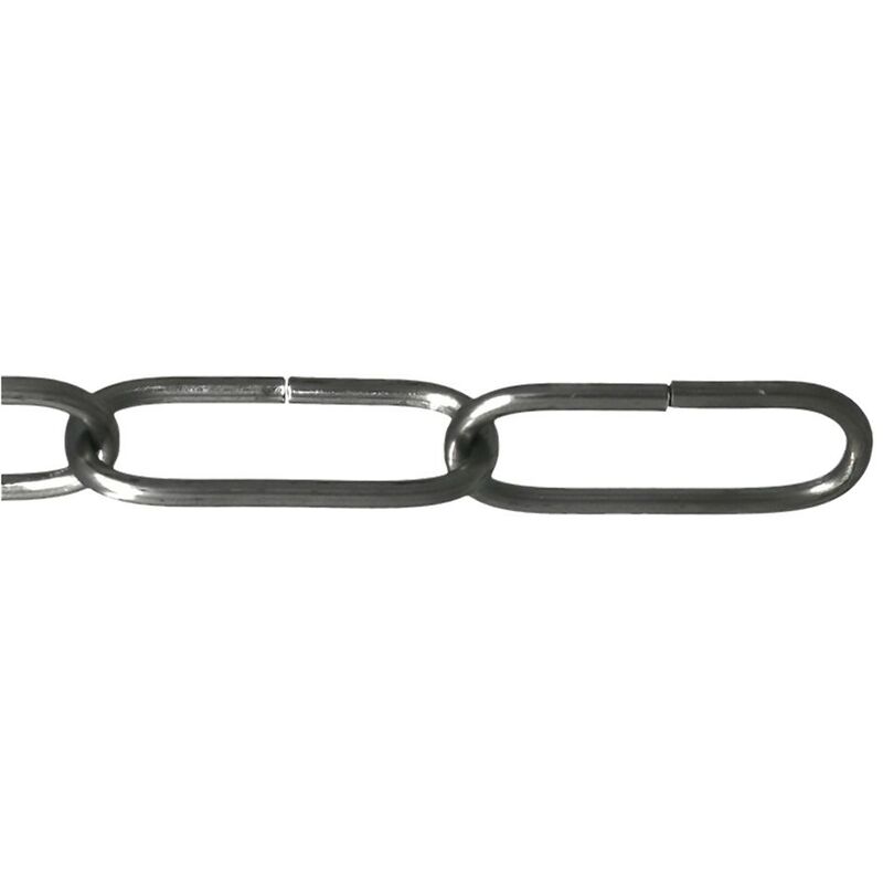 foto del prodotto catena genovese in bobina n.20 mm4,4 x mt 50 mm 21,8 x 16,6 uniko