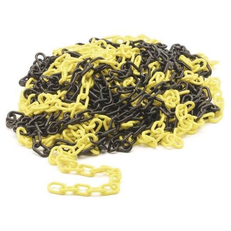 foto del prodotto catena gialla nera 25 m
