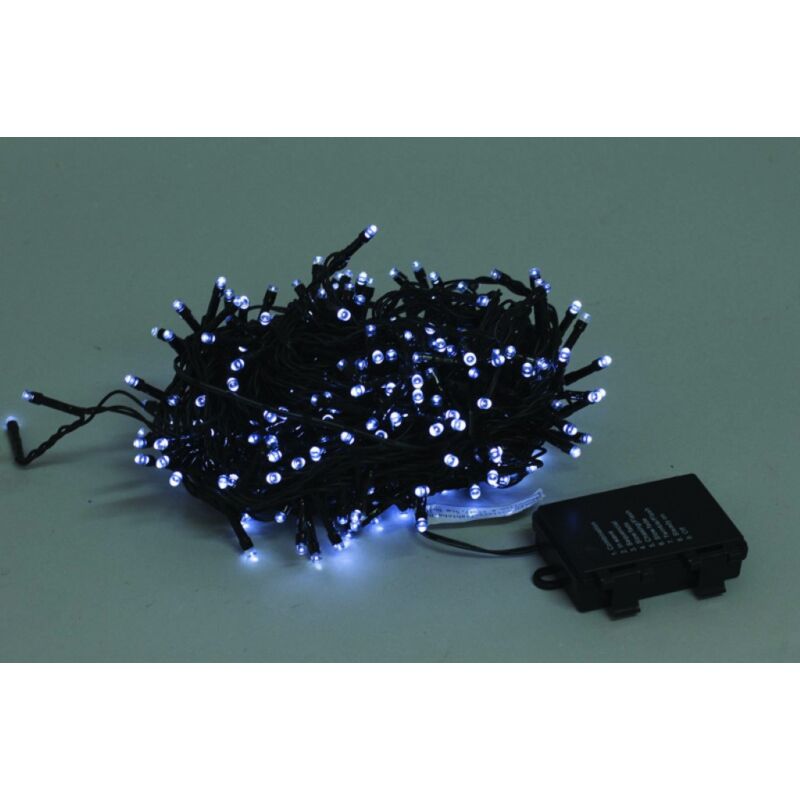foto del prodotto catena led bianca a batteria 410 cm