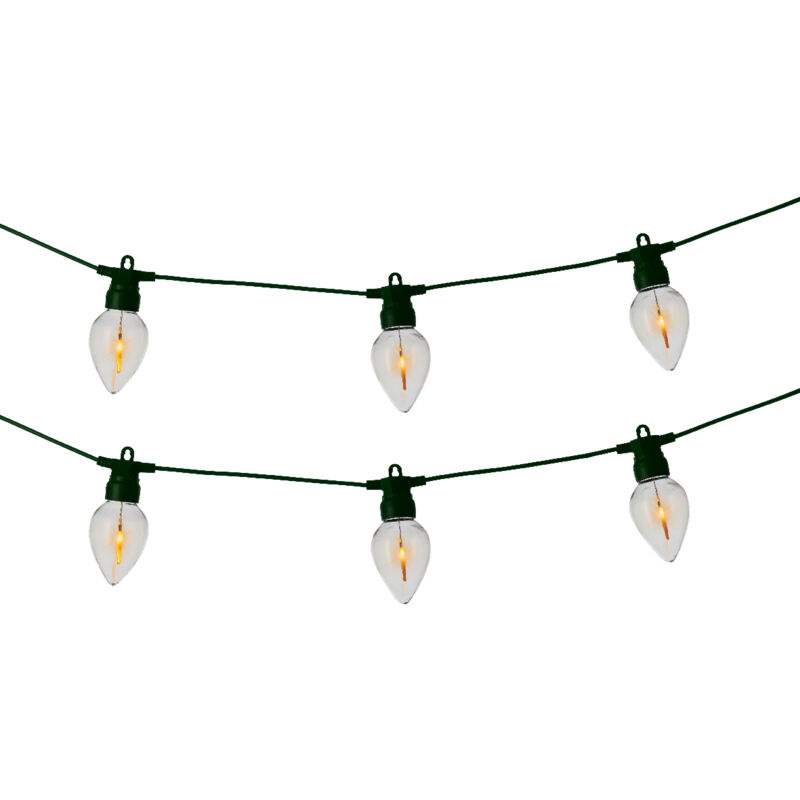foto del prodotto catena led effetto fiamma 350x4.7x7 cm