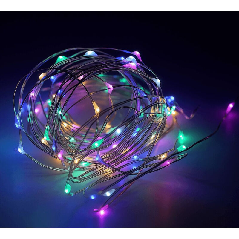 foto del prodotto catena led fairy light catena luminosa in rame 10m 
