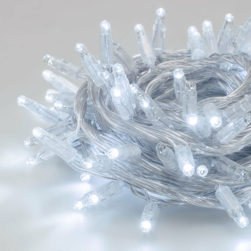 foto del prodotto catena lineare 10 m maxiled professionale per interno ed esterno 7 mm luce fredda