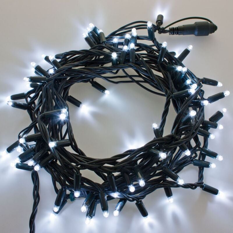 foto del prodotto catena lineare 20 m maxiled professionale per interno ed esterno 7 mm luce calda