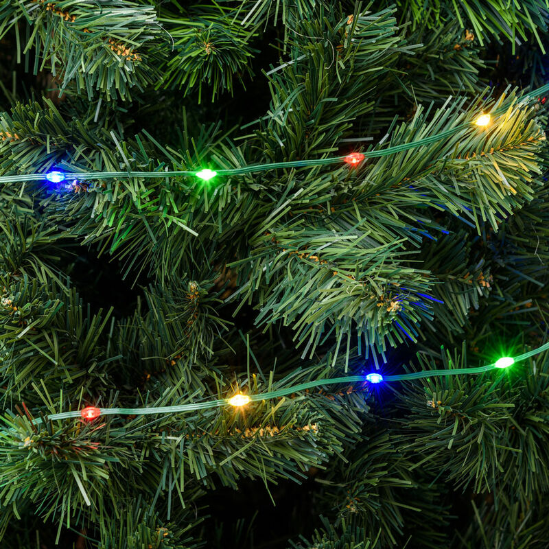 foto del prodotto catena lineare gocce di luci a led serie mtl 200 gocce l.calda 19 mt. 15 4 
