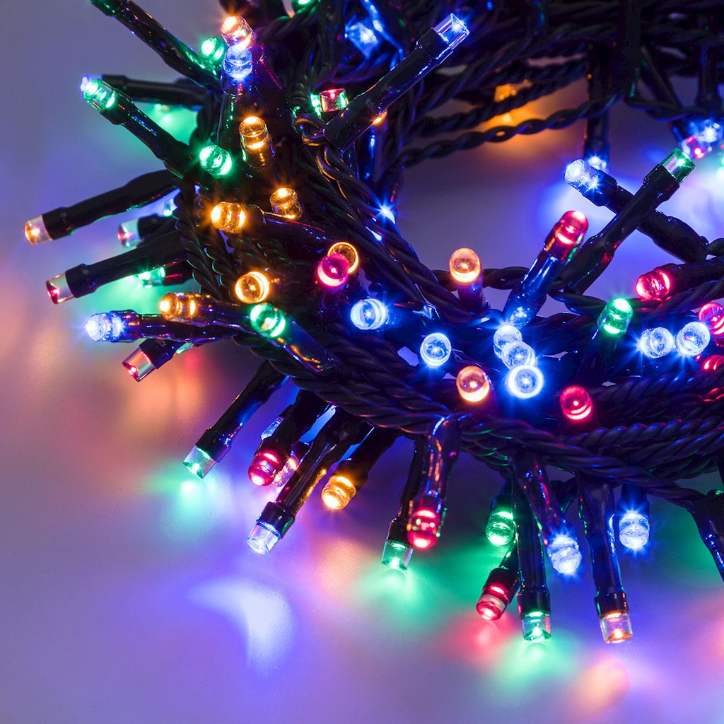 foto del prodotto catena lineare tle 1500 led multicolor 2 60,5m in bobina luci di natale