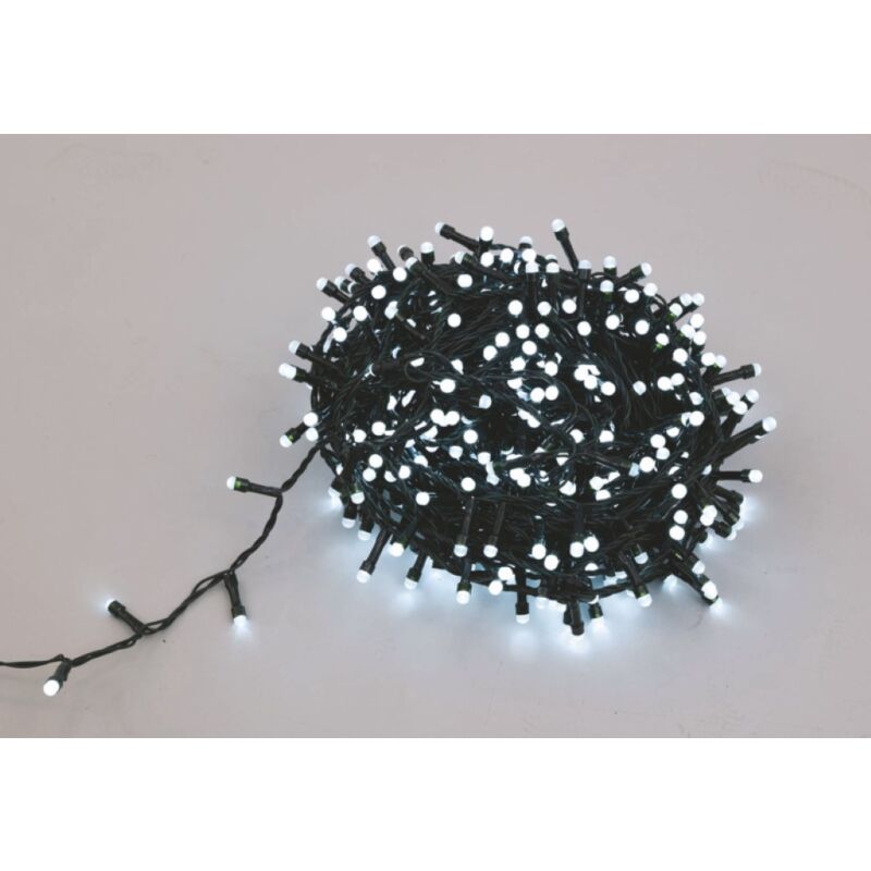foto del prodotto catena luminosa 500 led tondi 25 m bianco freddo