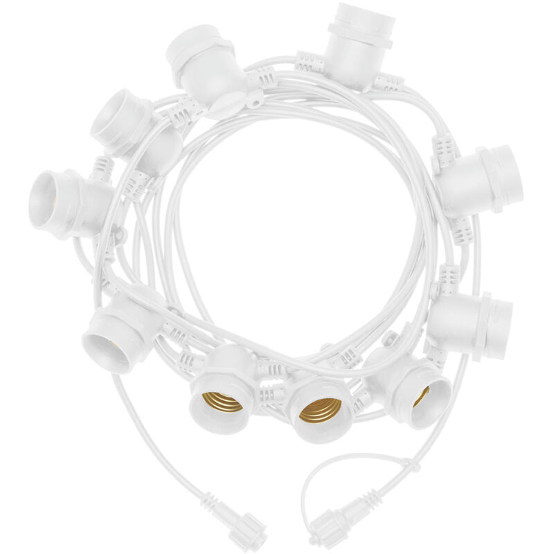 foto del prodotto catena luminosa 5m con 10 portalampada e27
