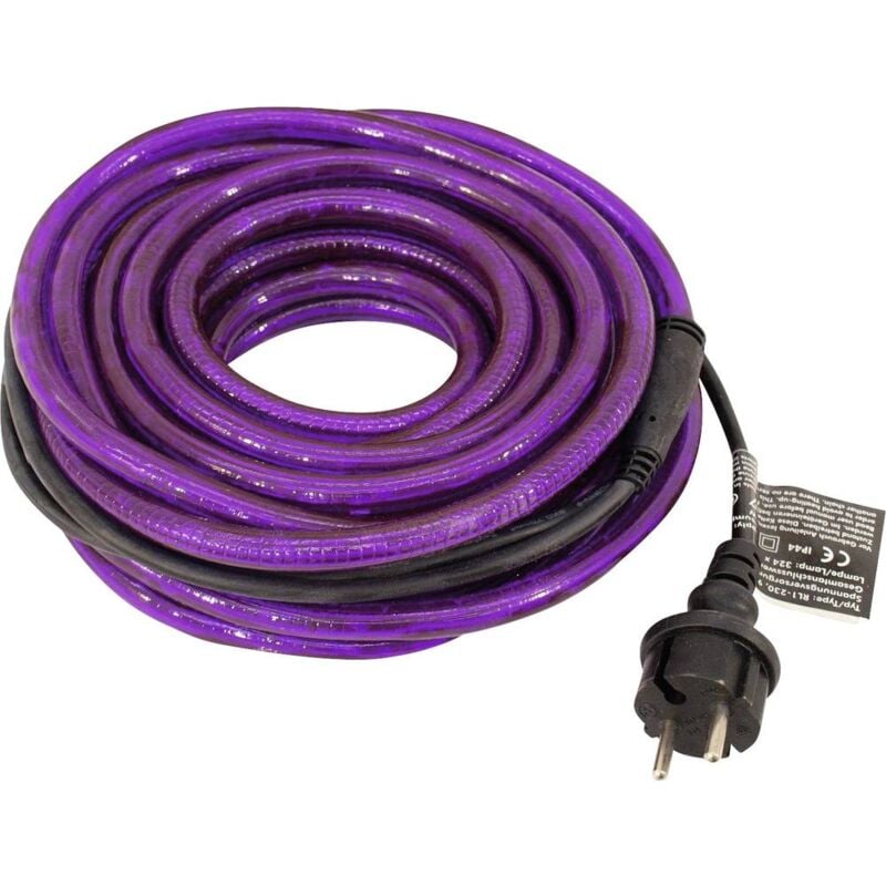 foto del prodotto catena luminosa 9 m viola eurolite