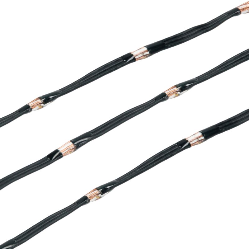 foto del prodotto catena luminosa a 800 micro led 24 m bianco extra caldo 8 funzioni alimentazione a corrente ip44 impermeabile per interni esterni luci decorazione