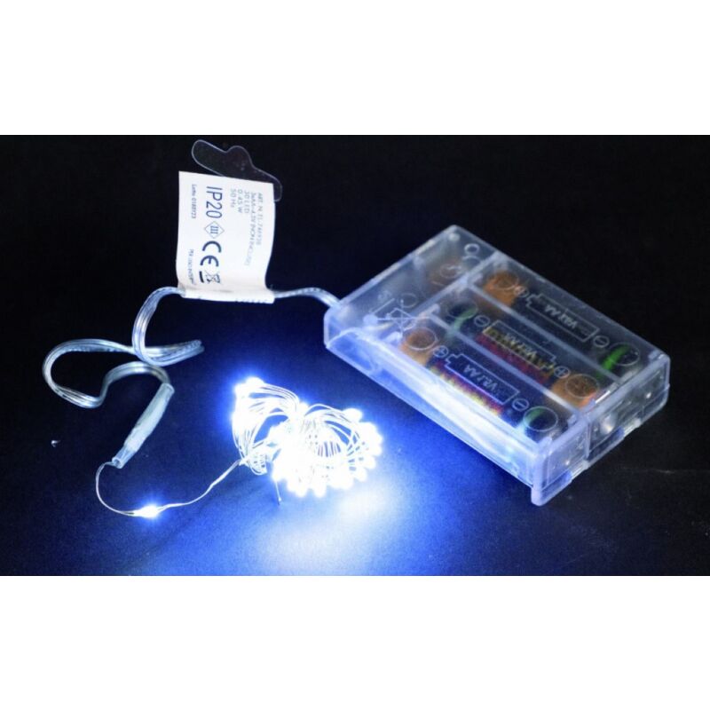foto del prodotto catena luminosa microled 1 m bianco freddo