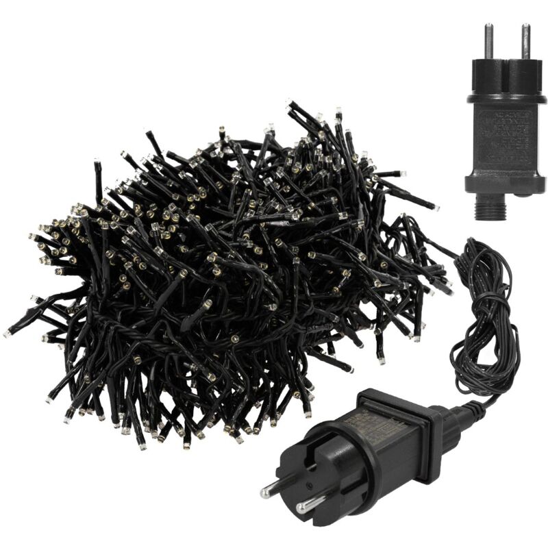 foto del prodotto catena luminosa stringa luci di natale ghirlanda decorativa 768 led lunghezza 5,5 m con timer ip44 illuminazione decorazione natalizia da casa