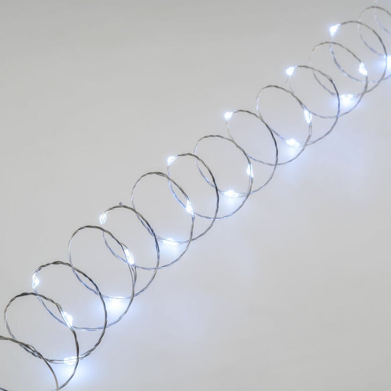 foto del prodotto catena m c 300 microled silver bobina 4 22,5m lotti