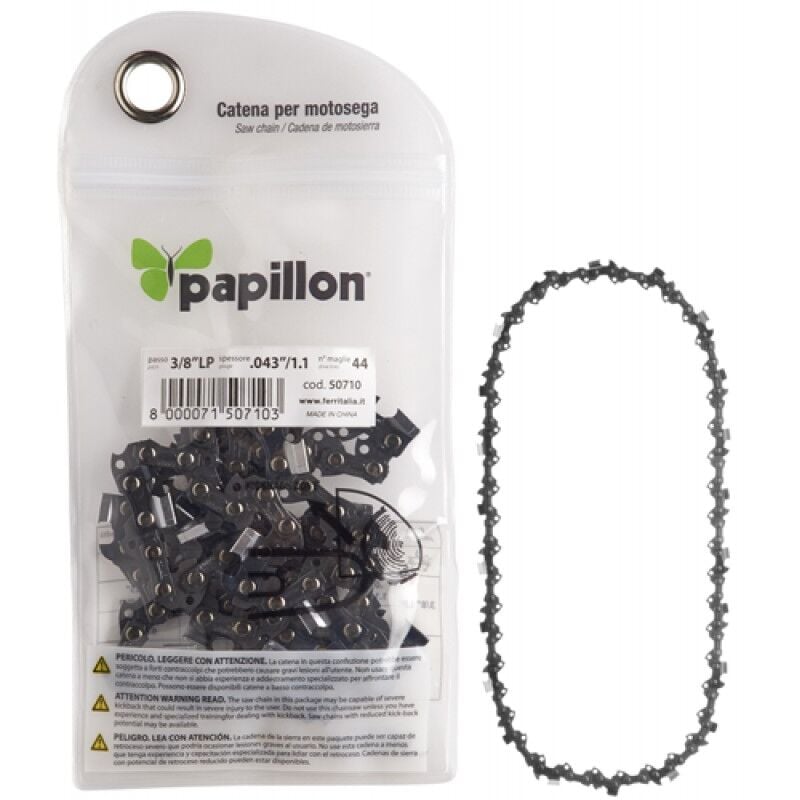 foto del prodotto catena motosega 90px papillon m 44 passo 3 8 sp 0,043 1,4mm