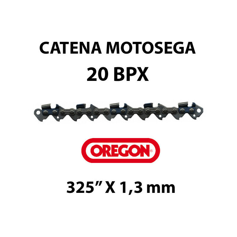 foto del prodotto catena oregon 20 bpx per motoseghe passo 325 spess 1,3 mm maglie 66