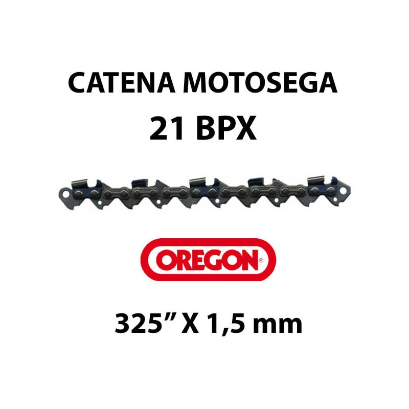 foto del prodotto catena oregon 21 bpx per motoseghe passo 325 spess 1,5 mm maglie 72