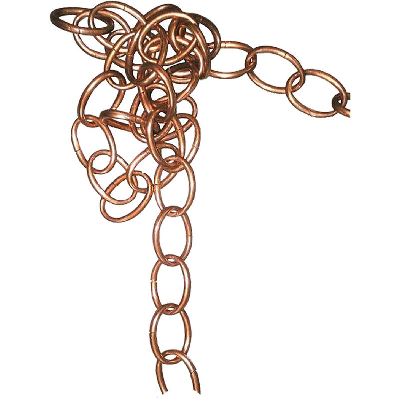 foto del prodotto catena ornamentale ovale 30 mt bronzata