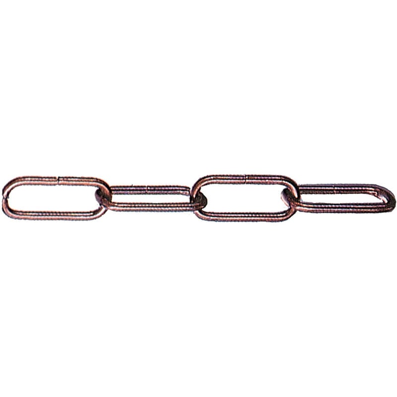 foto del prodotto catena per lampadari filo tondo 3,8 mm bronzato