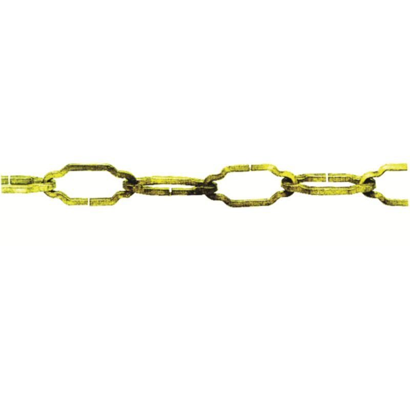 foto del prodotto catena per lampadari quadra ottonata (25 metri) -