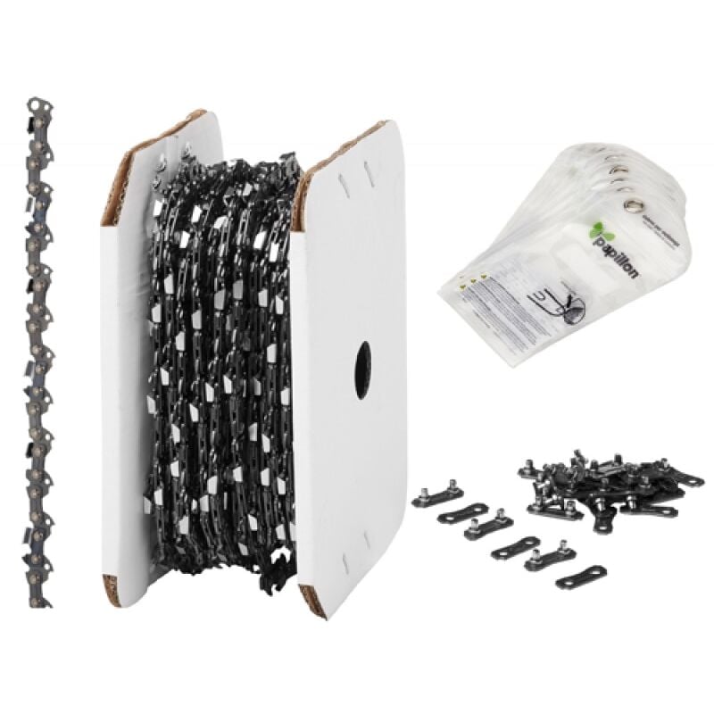 foto del prodotto catena per motosega 3/8'/0,050' 1,3 mm./91 p/rotolo 7,6 metri.