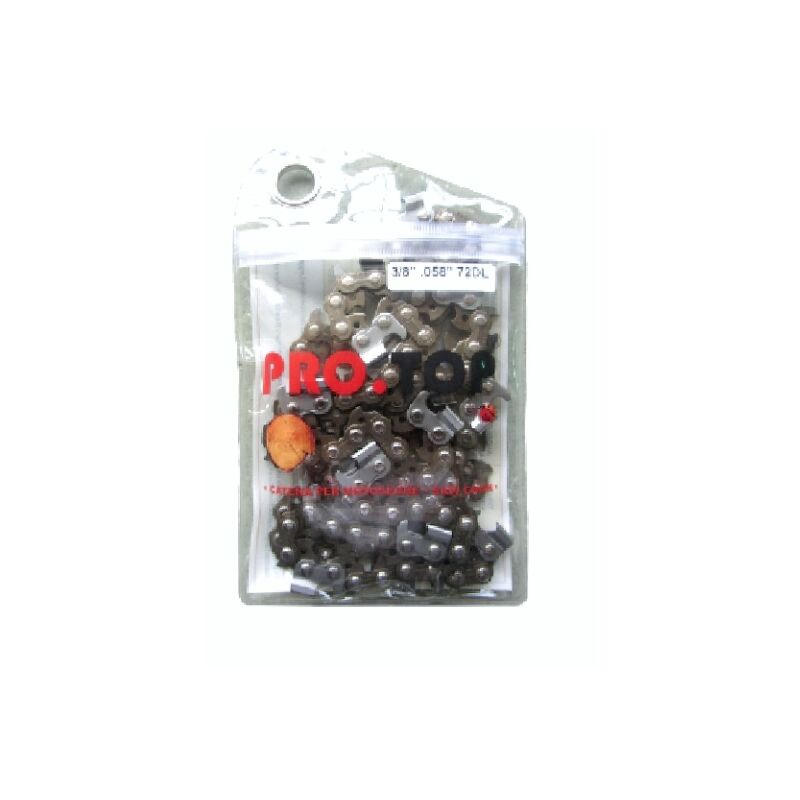 foto del prodotto catena pro.top 3/8lp-91s spessore 1.3 mm 52 maglie per motosega