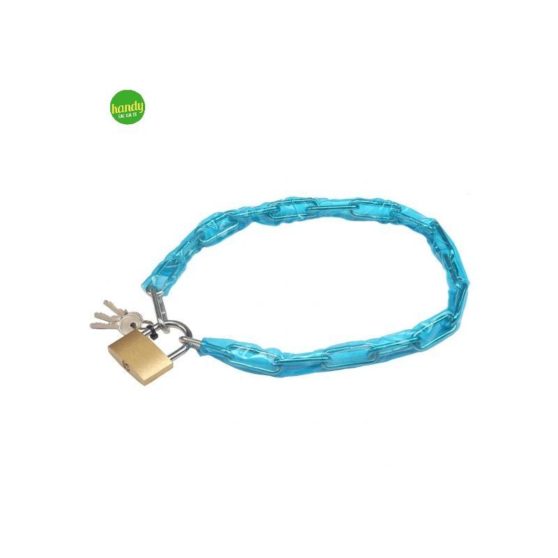 foto del prodotto catena rivestita lucchetto 40mm masidef