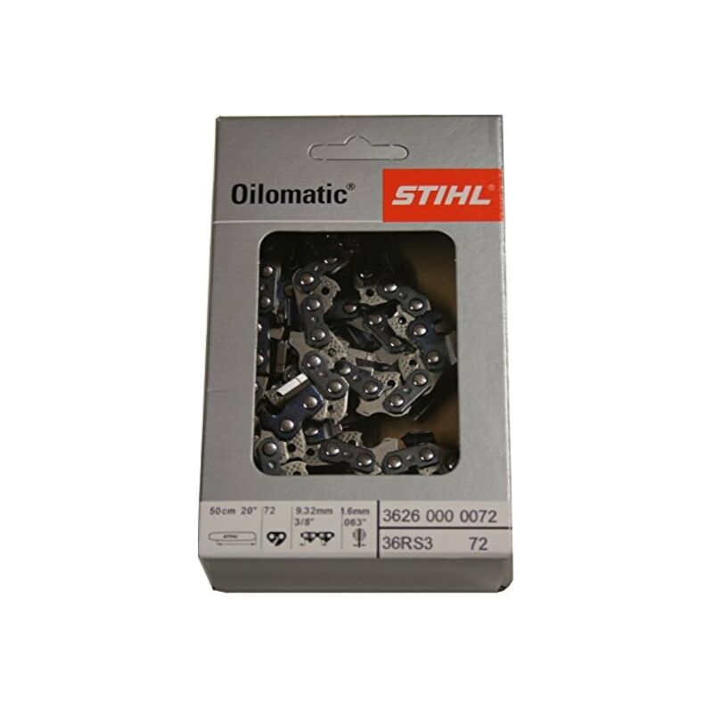 foto del prodotto catena rs3 rapid super motosega barra 50cm 72 maglie originale stihl 36260000072