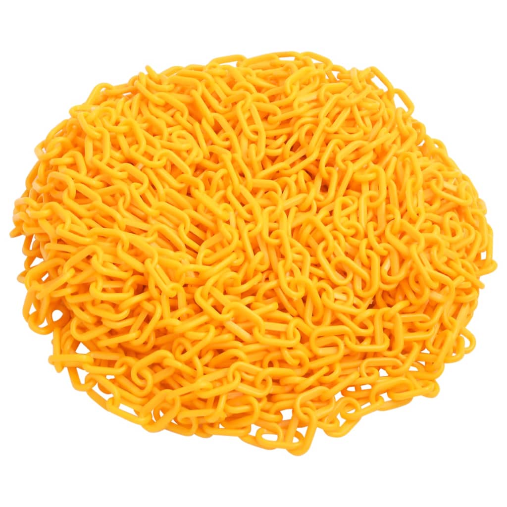 foto del prodotto catena segnaletica gialla 100 m 6 mm in plasticacod mxl 128535