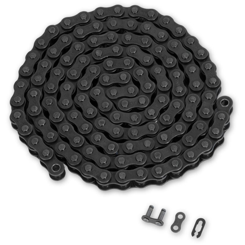 foto del prodotto catena tipo 35 per frizione a pignone lunga 1,2 m, parte minerale per frizione centrifuga, frizione a denti centrifughi, larghezza 12 mm, universale,