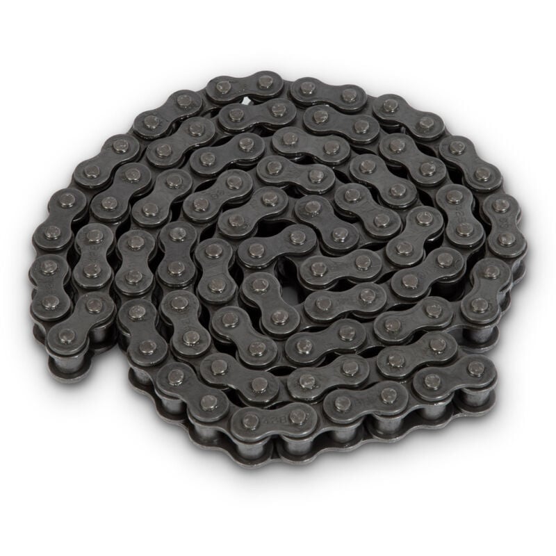 foto del prodotto catena tipo 428 per frizione a pignone lunga 1,2 m, parte minerale per frizione centrifuga, frizione a denti centrifughi, larghezza 17 mm,