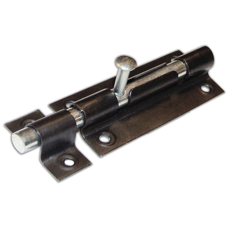 foto del prodotto catenaccio a cannone verniciato nero 120mm