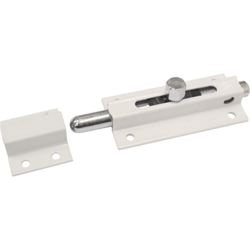 foto del prodotto catenaccio trasversale 110mm vern.bianco 815