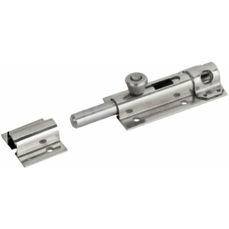 foto del prodotto catenaccio trasversale asta tonda art.248in mm 105 mm 10 acciaio inox pz 2
