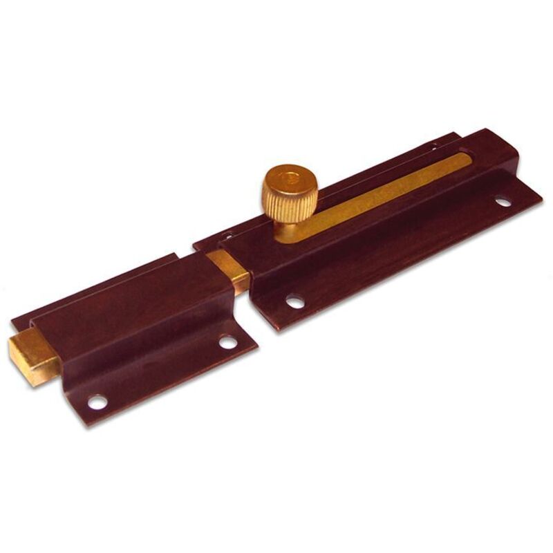 foto del prodotto catenaccio traverso bronzato 80x40mm masidef