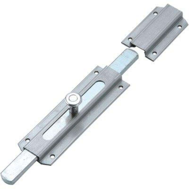 foto del prodotto catenaccio traverso medio 290 combi zincato piastra larga mm 39 mm 6x16 cm 12 12 pezzi