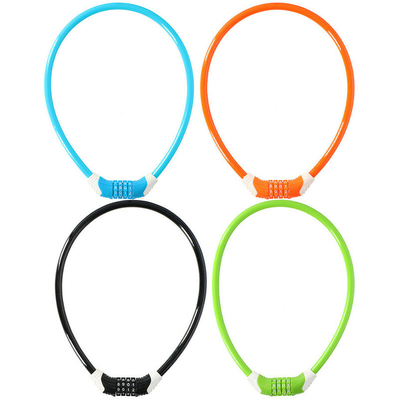 foto del prodotto catene a combinazione 65cm multicolore sicurezza bici dunlop