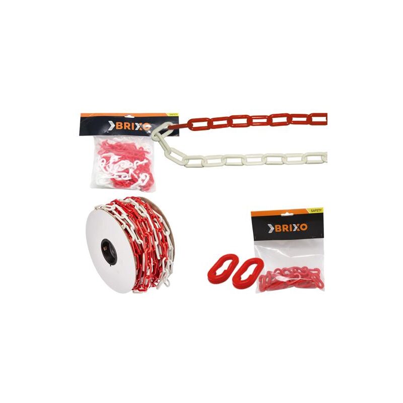 foto del prodotto catene brixo pvc bianco rossacf5mt mm 6