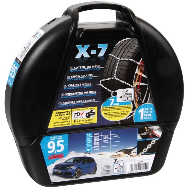 foto del prodotto catene da neve autovetture rx 7 9.5 snowdrive 16390