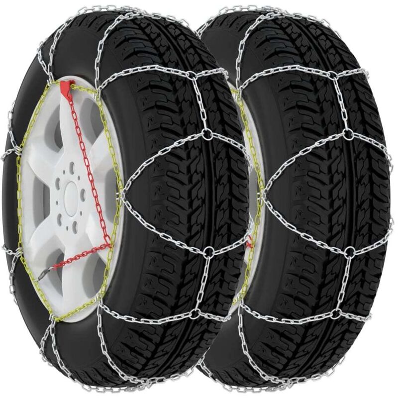 foto del prodotto catene da neve per pneumatici 2 pz 9 mm kn70 vidaxl