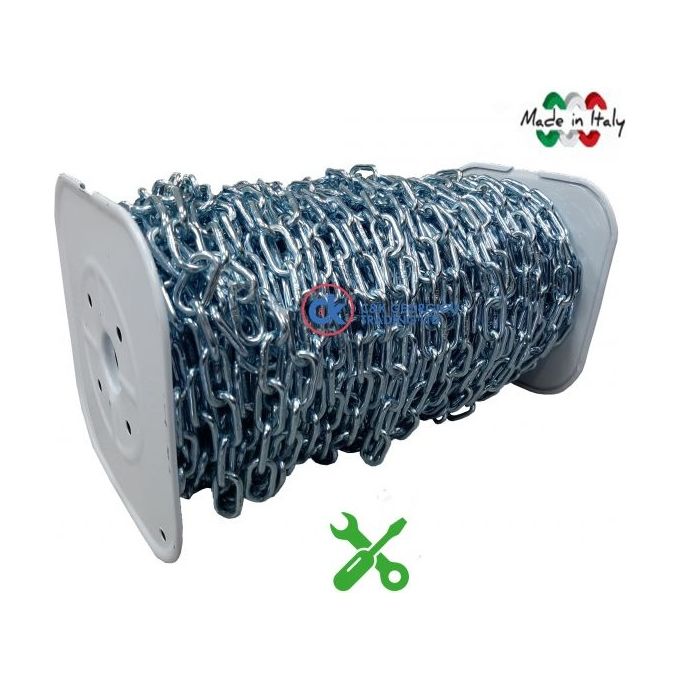 foto del prodotto catene rigamonti catena genovese numero 17 3.1mm 50mt