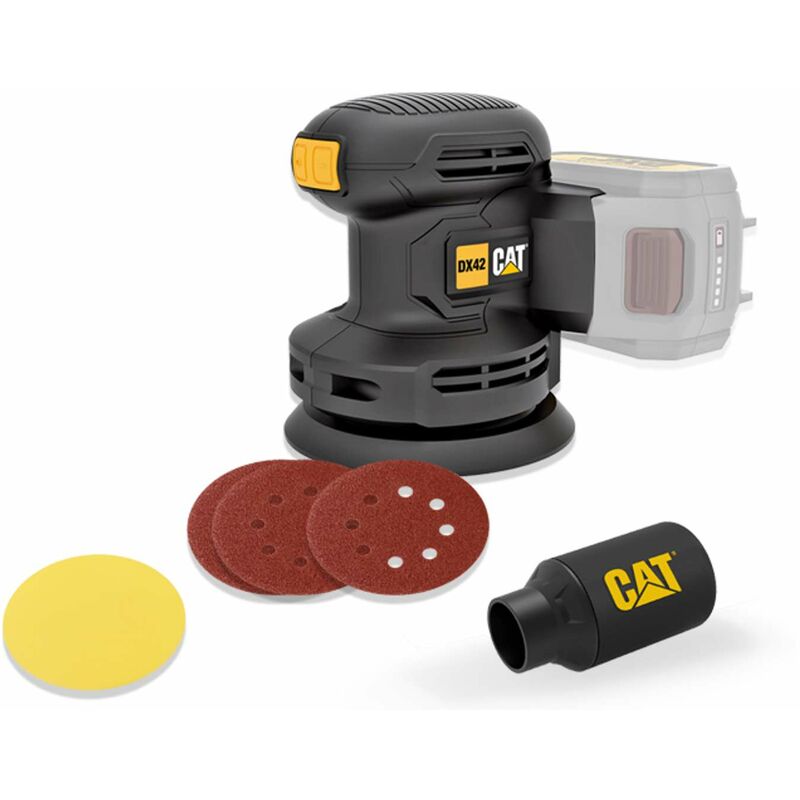 foto del prodotto caterpillar utensili levigatrice a batteria 125mm dx42b